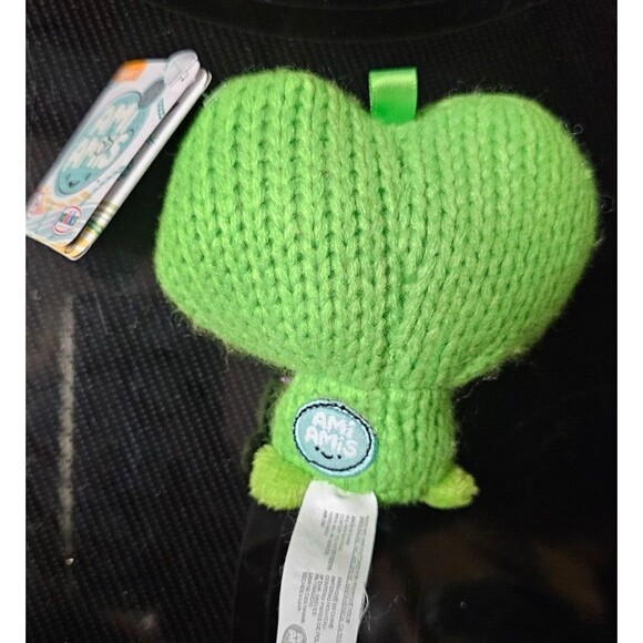 Crochet Pickle The Frog 4” Plush Ami Amis Jakks Pacific Wave 1 Knit Toy Green - Picture 2 of 4